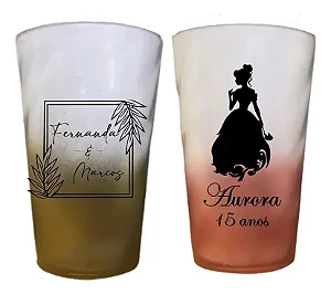 90 Copos 500ml Personalizados Tardezinha Sunset Degradê