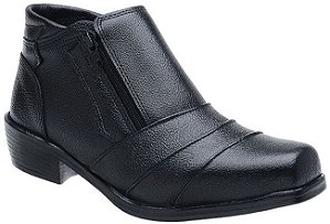 Bota Botina Country Masculina Fearnothi em Couro Legítimo