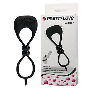 Anel  Peniano e Escrotal com Vibração - Pretty love Locker