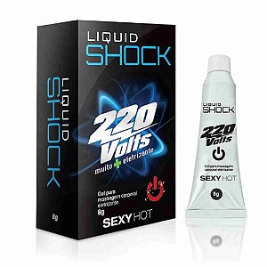 Gel Comestível - Liquid Shock - Efeito Eletrizante - 8g