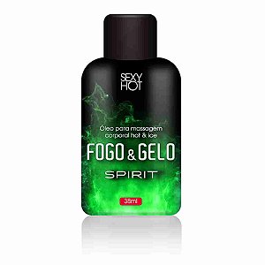 Gel Comestível - Fogo e Gelo - Spirit - Sexo Oral - 38 ml