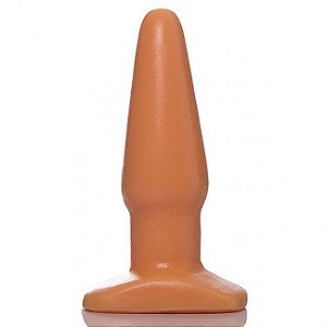 Plug Anal - Cone - 12,5 x 3,5 - Pele