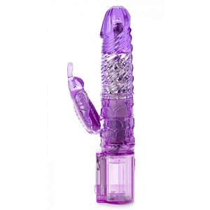 Vibrador Super Jack Rabbit - Soft Silicone - Roxo