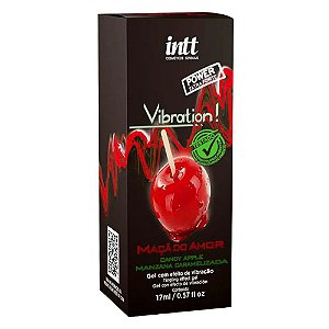 Gel Comestível - Vibration - Sexo Oral - Vibra - Intt - Maça do Amor - 17ml