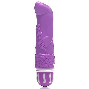 Vibrador Sweetheart Multivelocidade - Prova D'água - Roxo - 16 cm