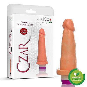 Pênis Realístico - 154 - Czar - Vibrador - PVC - 14,5 x 4 cm