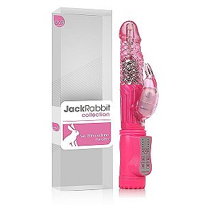 Vibrador Jack Rabbit - Coelho - Rotativo - Rosa