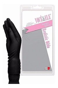 Vibrador Mão - Hand Finger - Vibrador Multivelocidade Preto 21x5 cm