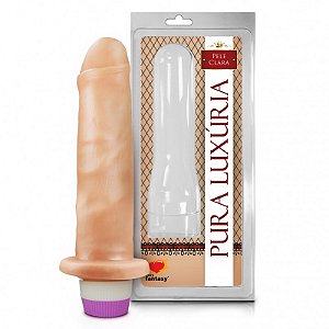 Pênis Realístico - Vibrador - PVC - Pele - 15,5 x 3,8 cm