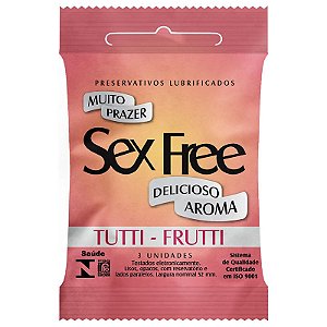 Preservativo Sex Free Aroma Tutti Fruti 3 Un