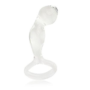 Plug Anal de Vidro com Alça - G-Spot - Lovetoy