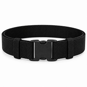 Cinto Tático Operacional Preto Nylon Reforçado 5 cm Fivela Engate Rápido