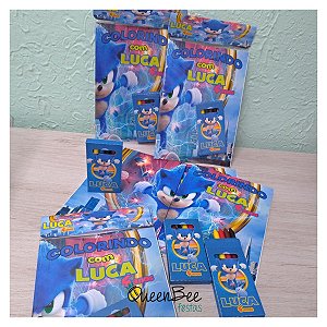 Livro de Colorir - Sonic