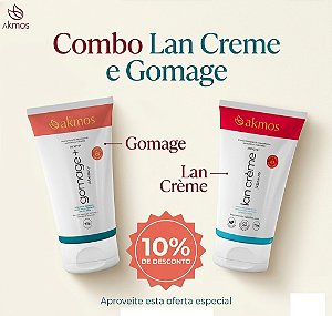 Combo Lan Creme hidratante e Gomage 90g