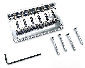Ponte fixa de guitarra Gotoh GTC101 Cromado