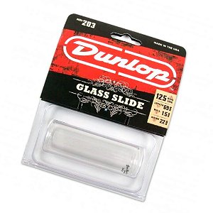 Slide vidro DUNLOP 203 pyrex fino Grande original