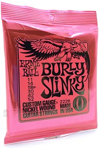 Encordoamento Ernie Ball 011 052 guitarra P02226 Burly Slink