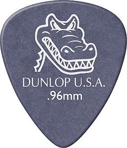 1 Palheta DUNLOP Gator Grip 0,96 mm guitarra 417r roxo