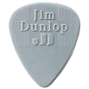 1 Palheta DUNLOP Nylon 0.60 mm Std guitarra cinza claro