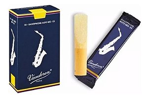 Kit 10 Palheta Vandoren sax alto Nº 2 Tradicional