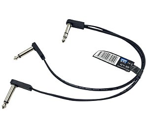 Cabo insert em Y flat EBS ICY-30 cable 30 cm para pedal
