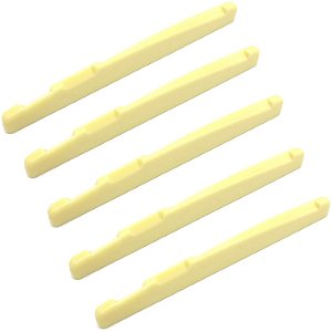 Kit 5 Rastilho violão aço cor branco creme 320m tam medio