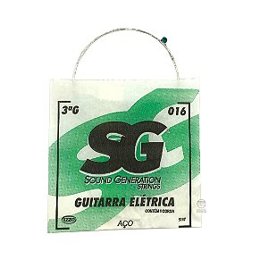 Corda avulsa SOL SG terceira guitarra aço 016  - 1 unidade