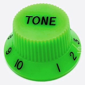 Knob Plástico tone guitarra strato PST-T Verde Unidade