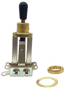 Chave 3 Posições Longa guitarra acustica LTG5 Dourado Preto