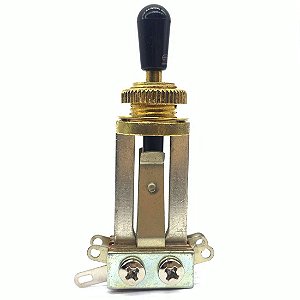 Chave 3 Posições Longa guitarra acustica LTG5 Dourado Preto