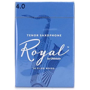 Palheta Rico Royal Sax Tenor 4 rkb1040 Daddario 10 UNIDADES