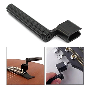 Enrolador cordas pegwinder encordoador BK guitarra MXP
