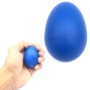 Shaker ovo plastico chocalho AZUL egg