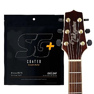 Encordoamento Coated Sg+ 010 Violão Phosphor Bronze 6685C