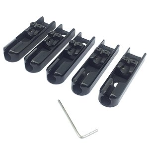 Ponte SET monorail baixo 5 cordas Preto 1561 - Made Korea