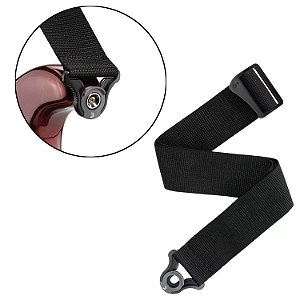 Correia guitarra AUTO LOCK DADDARIO PWSAL400 Preta com trava