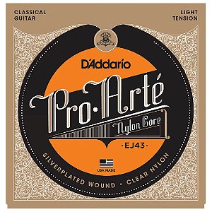 Encordoamento violão nylon DADDARIO PRO ARTE  EJ43 Light