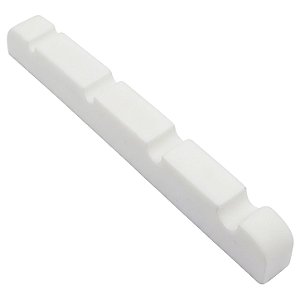 Nut pestana 38mm BAIXO 4C Jazz Bass NBG383 BRANCO Plastico
