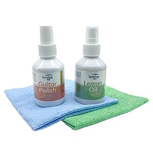 KIT 1 polidor GUITARRA VIOLAO 1 limpador escala Lemon 2 Pano