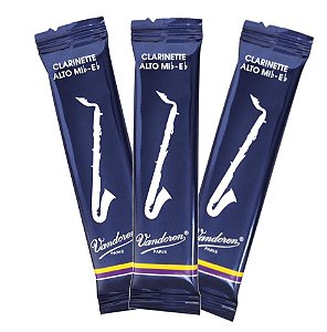 3 Palheta Vandoren CLARINETE Nº 2,5 Tradicional
