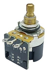 Potenciometro CTS A250 PUSH PULL poste 19mm