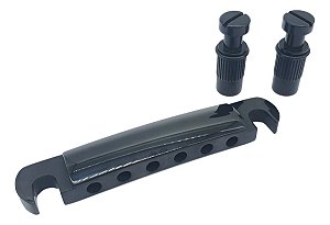 Ponte MXP cordal guitarra Preto Stop tailpiece STAIL01BK
