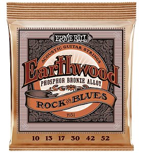 Encordoamento ERNIE BALL violao folk aço 010 BRONZE P02151