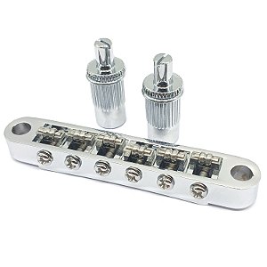 Ponte fixa guitarra Cromada ROLLER Tune-o-matic RTM25CR