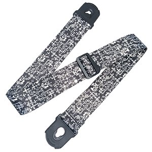 Correia Guitarra GOTHIC Daddario Lock 50ALP02 cruz c Trava