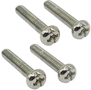 4 Parafuso Niquelado Captador HUMBUCKER guitarra 3X16mm MXP