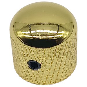 Knob metal encaixe dourado GUITARRA BAIXO DOLPHIN