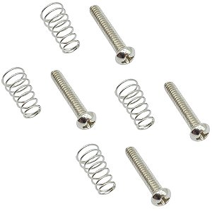 KIT 4 parafuso NIQ redondo Captador SINGLE 3,5X20mm+ 4 MOLA