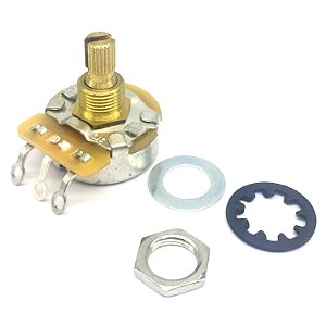 Potenciômetro CTS A500S Short LOG 500K haste curta guitarra