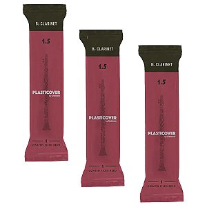 3 Palheta Plasticover Clarinete Numero 1,5 RRPBCL150